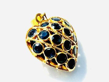 Zonder minimumprijs - Hanger - 18 karaat Geel goud - 1.80ct., Handtassen en Accessoires