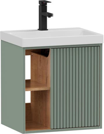 Wastafelkast - Wastafelmeubel - Wastafelonderkast - 50 cm -, Verzenden
