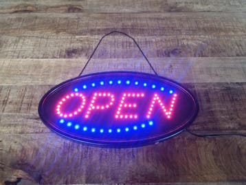 BOTC LED-bord - B48 x D2,5 x H24,5 cm - OPEN