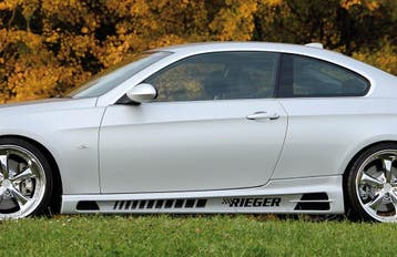 Rieger side skirt | 3-Serie E92: 09.06-02.10 (tot Facelift),, Verzenden, Nieuw, BMW