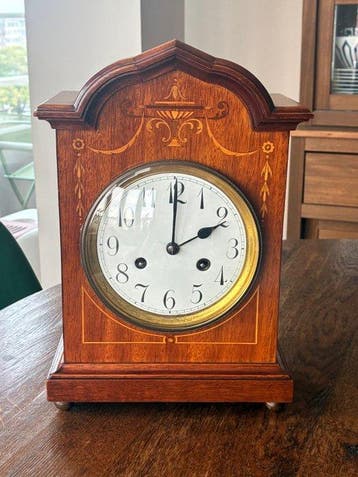Pendule à balancier - Junghans - Bois - 1910-1920 - Pendule, Antiquités & Art, Antiquités | Horloges