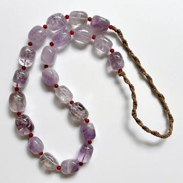 Nepalese Oude Himalayaanse Amethistketting - Nepal -