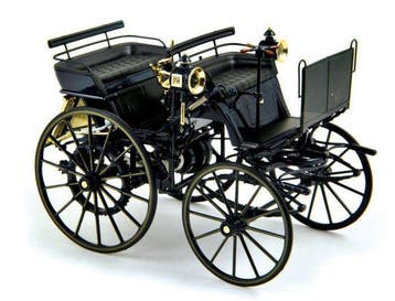 Norev 1:18 - Modelauto - Daimler Motorkutsche 1886 - Dark, Nieuw