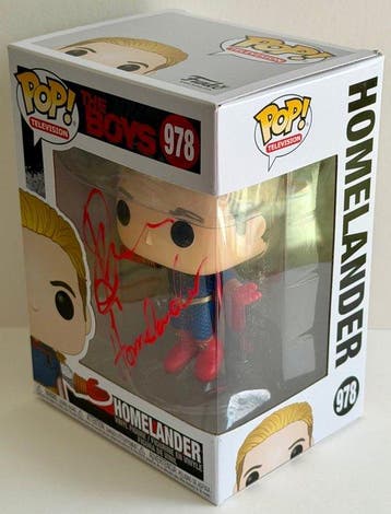 The Boys - Antony Starr (Homelander) Funko Pop, signed +, Verzamelen, Nieuw