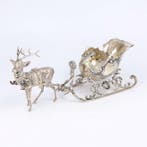 Rendier met sleede - Figurine - Argent 800