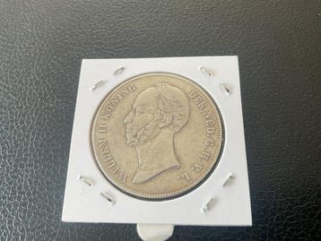 Nederland. Willem II. 2 1/2 Gulden 1846 (Zonder, Postzegels en Munten
