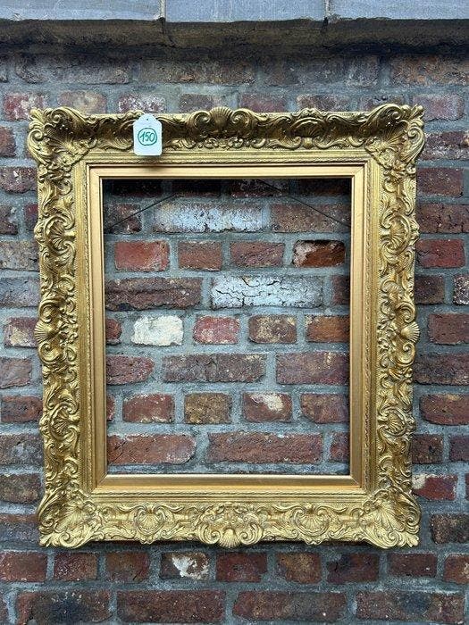 Lijst - 150. Oude goud vergulde schilderijlijst. Voor, Antiek en Kunst, Antiek | Overige Antiek