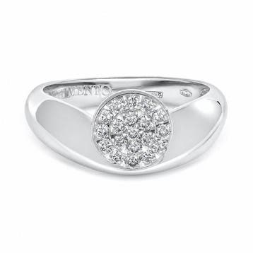 Zonder minimumprijs - Chimento - Ring - 18 karaat Witgoud -
