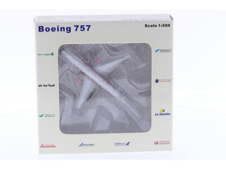 Schaal 1:500 Netmodels NM757FLYGLOA Flyglobespan Boeing 7..., Hobby en Vrije tijd, Modelbouw | Vliegtuigen en Helikopters, Gebruikt