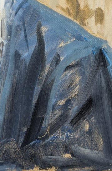 A. Agus - Portrait of a man