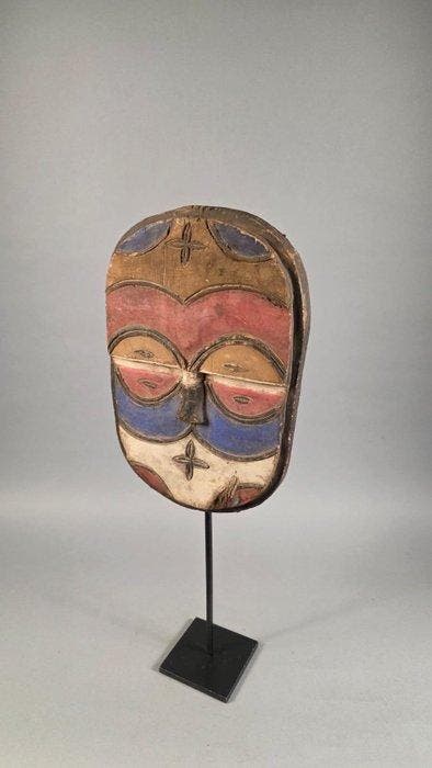Houten masker - Teke - DR Congo (Zonder minimumprijs), Antiquités & Art, Art | Art non-occidental