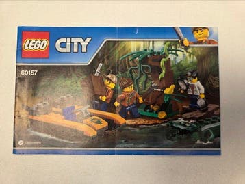 Lego Set - City - 60157 Jungle Startset+ Bergachtervolging, Nieuw