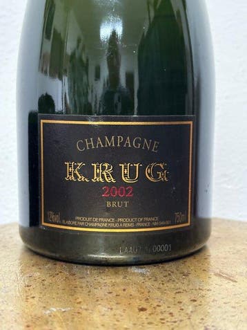 2002 Krug, Vintage - Champagne Brut - 1 Bouteille (0,75 l)