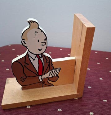 Tintin - Serre-Livres Tintin et Milou - Vilac - 1 Album - EO