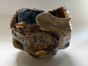 Ceremoniële keramische Matcha-bol 002 -Chawan- door Shin