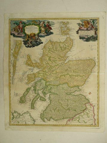 Royaume-Uni - Écosse; J.B. Homann - Magna Brittania pars, Nieuw