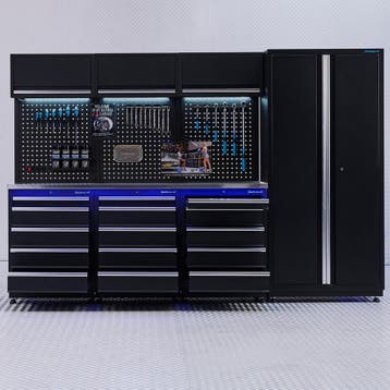 Datona Werkplaatsinrichting PREMIUM RVS met 3 ladekasten -, Ophalen of Verzenden
