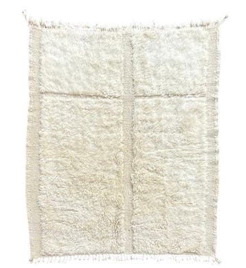 Tapis marocain blanc moderne – tapis en laine berbère de, Nieuw