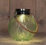 Solar lantern windlicht glas annas collection 14,5x16 cm, Nieuw