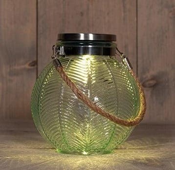 Solar lantern windlicht glas annas collection 14,5x16 cm