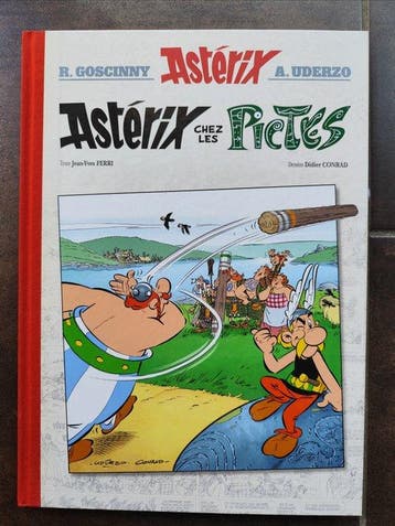 Astérix T35 - Astérix chez les Pictes + dédicace - C - 1, Boeken, Stripverhalen, Nieuw