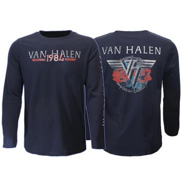 Van Halen Tour 1984 Longsleeve T-Shirt, Nieuw