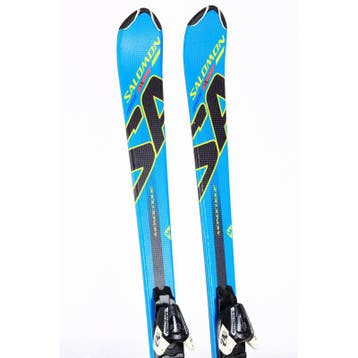 80 90 100 110 120 kinder skis SALOMON Jr. KART, monoque, BL, Verzenden, Gebruikt, Salomon