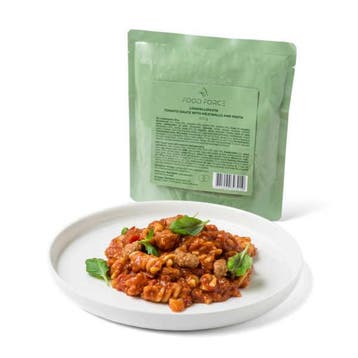 Gehaktballen en Pasta met Tomatensaus - Food Force, Verzenden