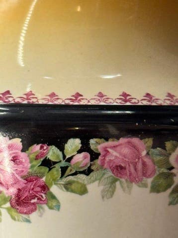 Boch Frères - Vaas - 822 gedeeld door 2 - Aardewerk -, Antiek en Kunst