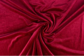 10 meter stretch fluweel - Koraalroze, Verzenden, 120 cm of meer, Roze, Polyester