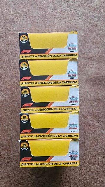 Topps - 5 Box - Topps F1 Turbo Attax 2021 displaybox, Nieuw