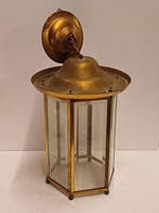 Lantaarn plafondlamp - lantaarn - Glas, Messing