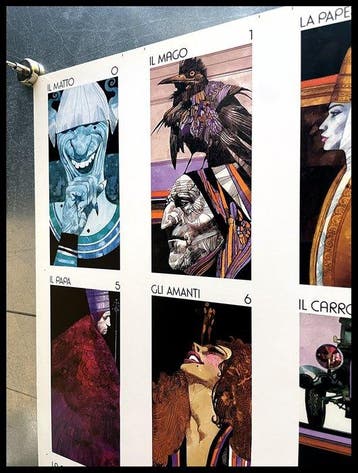 Sergio Toppi - I Tarocchi Universali - Années 1980, Antiquités & Art, Art | Dessins & Photographie