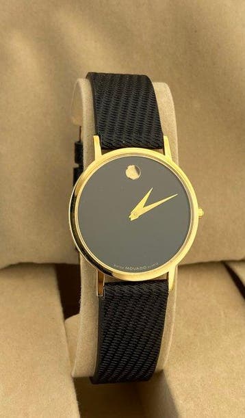 Movado - Museum Classic Slim Case - Zonder minimumprijs -, Nieuw