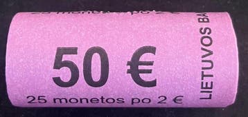 Lituanie. 2 Euro 2025 Border Protection (25 stuks) in