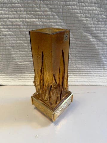 Eino Wänni - Vaas - Glas, Verguld, Metaal - 24-karaats goud, Antiek en Kunst