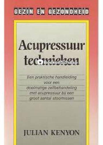 Acupressuur technieken - Kenyon, Verzenden, Nieuw