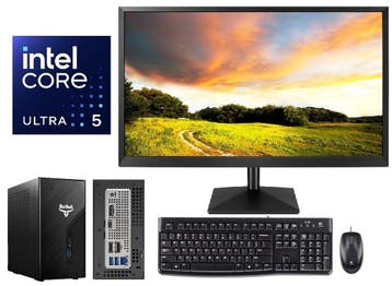 BitBull All in one Mini PC met 24 monitor|Intel Core Ult..., Ophalen of Verzenden, Nieuw