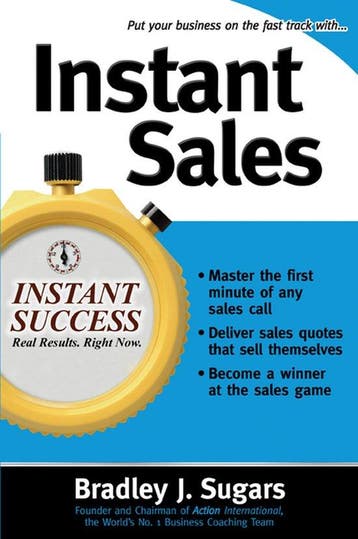 Instant Sales 9780071466646 Bradley Sugars, Verzenden, Bradley Sugars