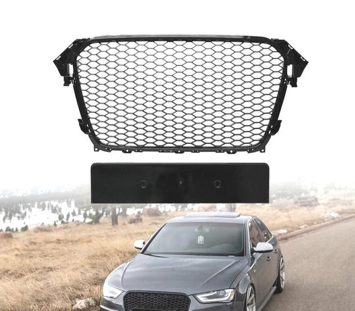 CALANDRE AUDI A4 B8 11-15 NOIR, Auto-onderdelen, Carrosserie, Verzenden