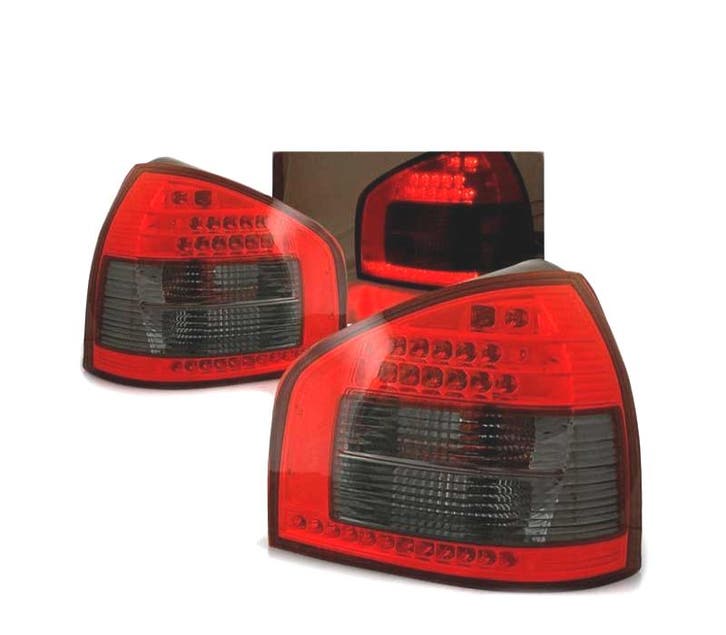 FEUX ARRIÈRE POUR AUDI A3 96-00 LED ROUGE FUMÉ, Auto-onderdelen, Verlichting, Verzenden