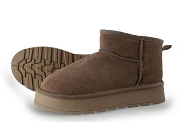 Manfield Snowboots in maat 39 Beige, Kleding | Dames, Schoenen, Verzenden, Beige, Snowboots, Zo goed als nieuw