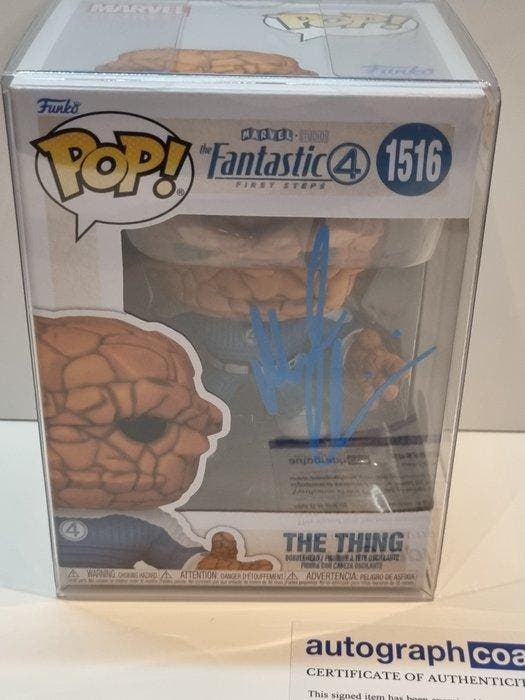 Funko - Funko Pop #1516 The Thing (Marvel) signed by Michael, Antiquités & Art, Antiquités | Jouets