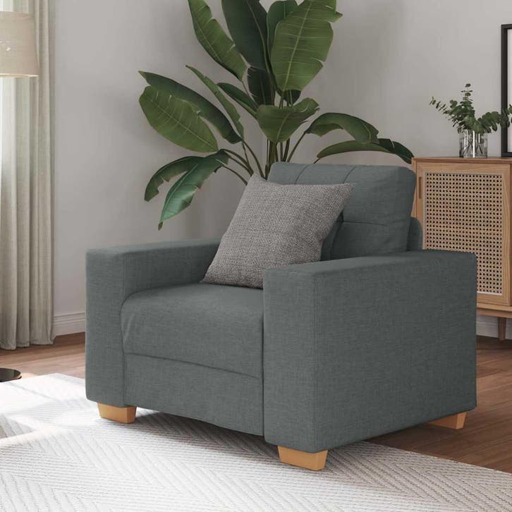 Fauteuil 60cm grijs | Retour deal | Sla je slag, Huis en Inrichting, Fauteuils, 100 tot 125 cm, 75 tot 100 cm, Zo goed als nieuw