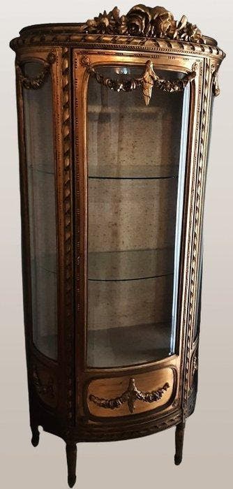 Vitrine - Bois doré