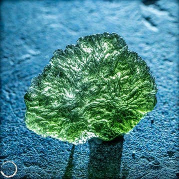 Zeldzame natuurlijke transparante moldaviet Kristal 46,95, Verzamelen, Mineralen en Fossielen