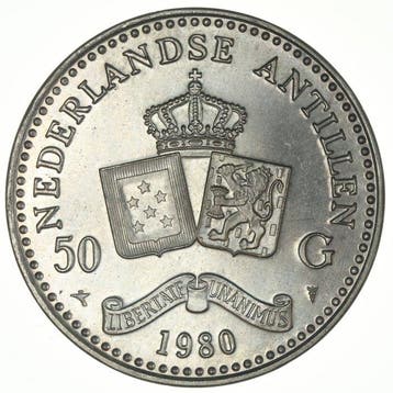 Nederlandse Antillen. Beatrix. 50 Gulden 1980 KWALITEIT