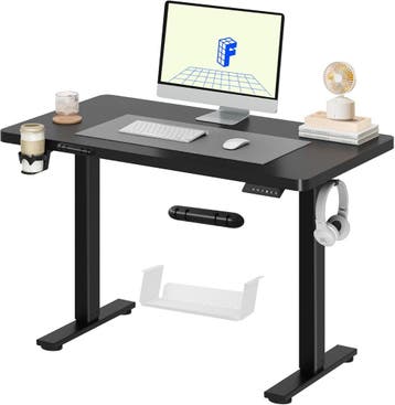Zit sta bureau - Elektrisch - Verstelbaar - 110x54 cm - Zwar, Verzenden
