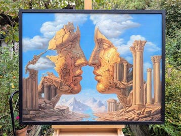 Wilhem VON KALISZ (XX-XXI) - Inside the Dream (Framed,, Antiek en Kunst