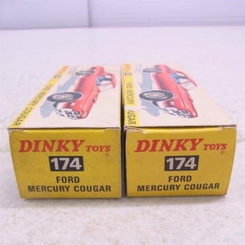 Dinky Toys 1:43 - Modelauto (2) - FORD MERCURY COUGAR No.174, Nieuw
